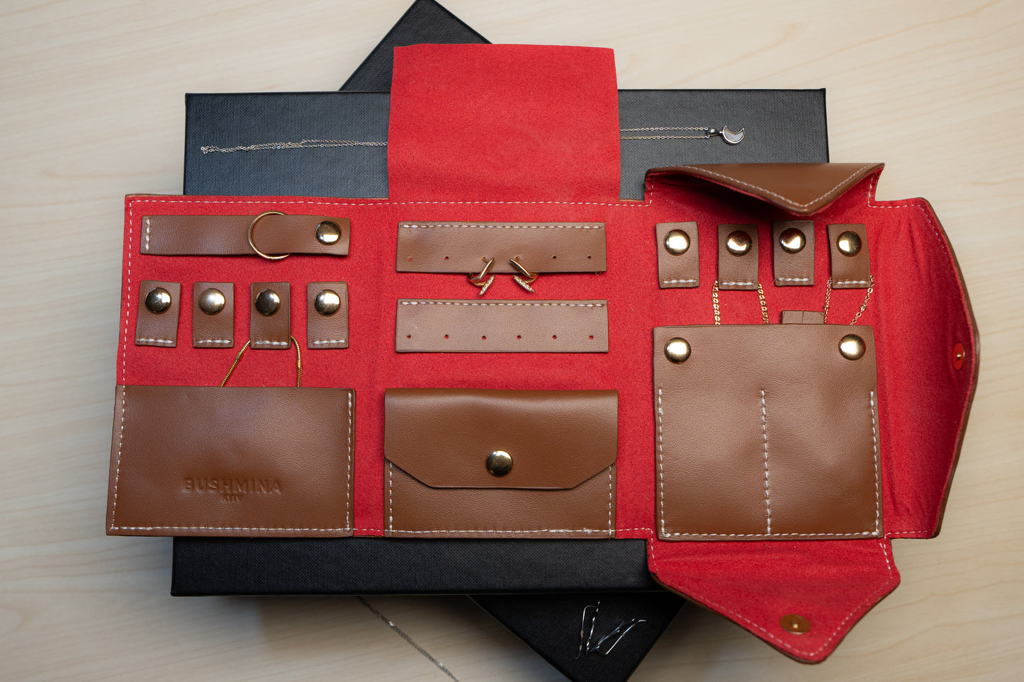 Travel Jewelry Case by Bushmina